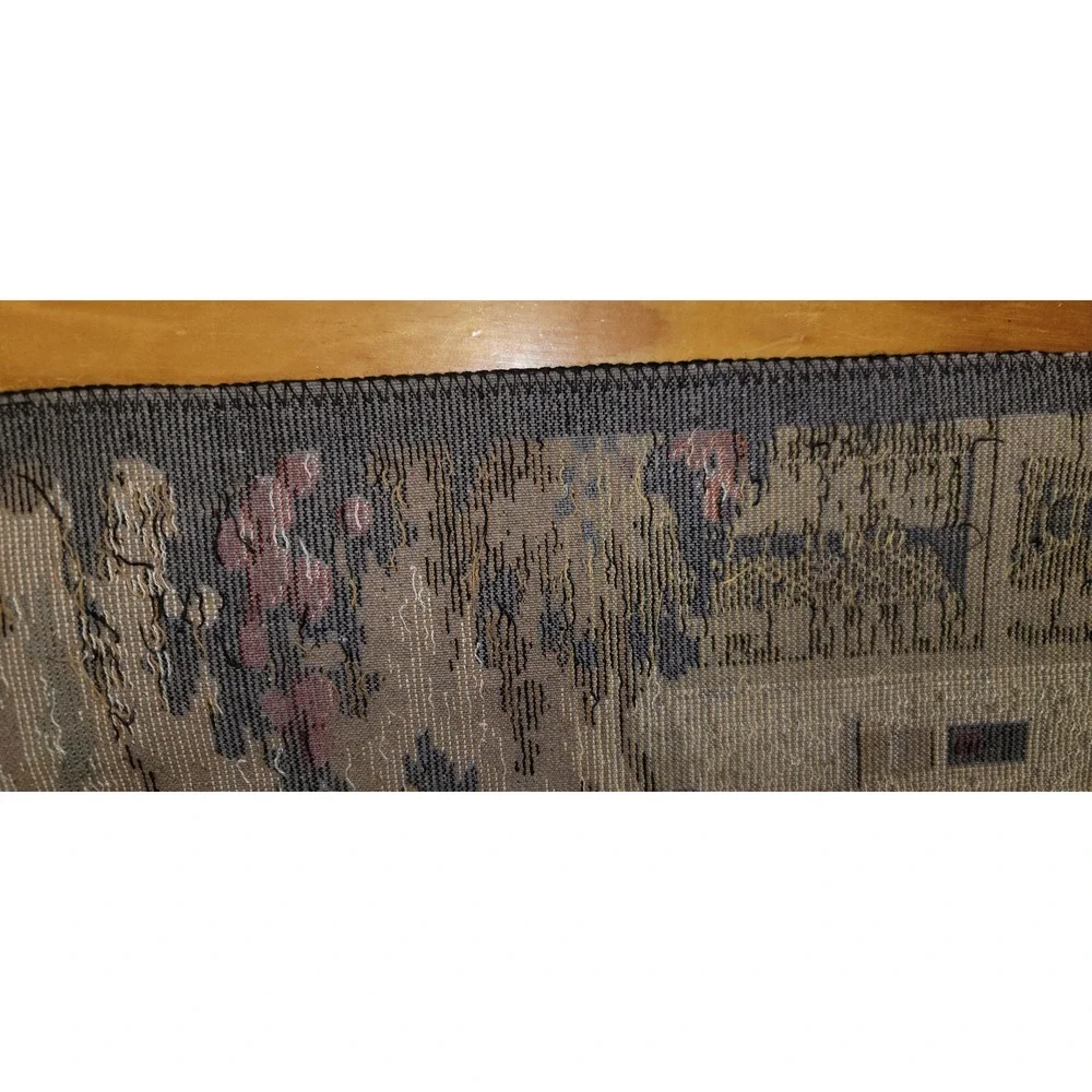 Vintage Persian Style Horse Riders Scene Tapestry Wall Hanging Decor